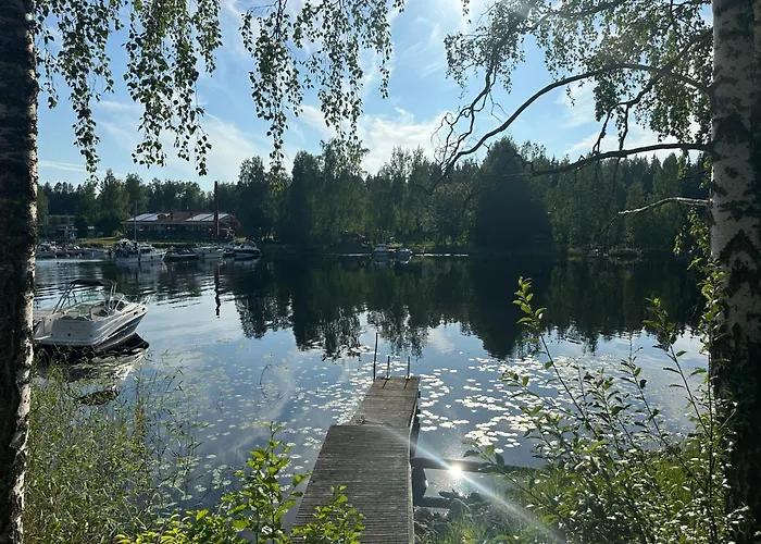 Kodikas Rantatalo Oravin Kanavan Varrella Tatil Evi Savonlinna